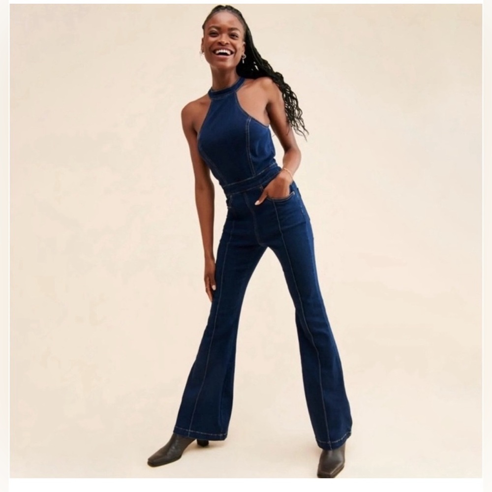 Free People CRVY Sydney Jumpsuit - NWT US 6